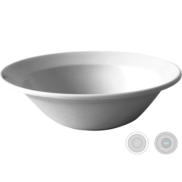 Plates White Melamine